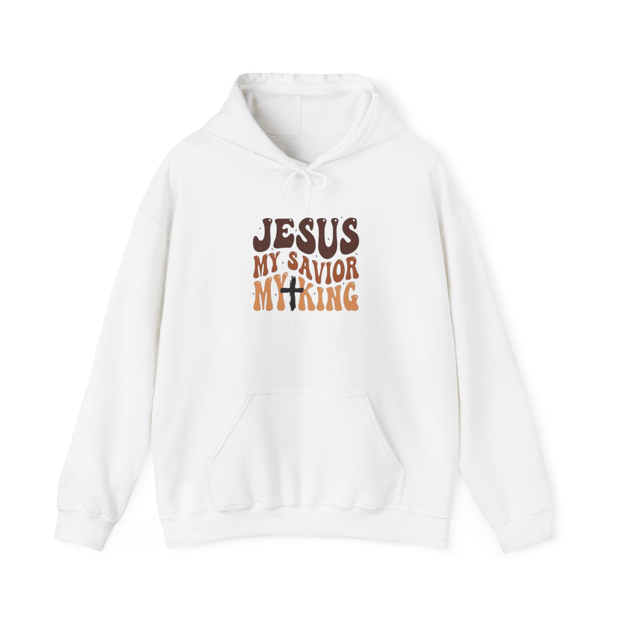 Jesus My Savior My King Hooded Sweatshirt